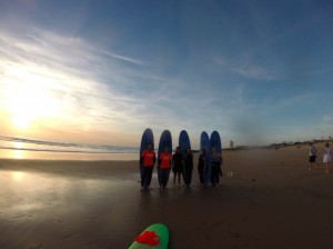 Surfing in Andalucía